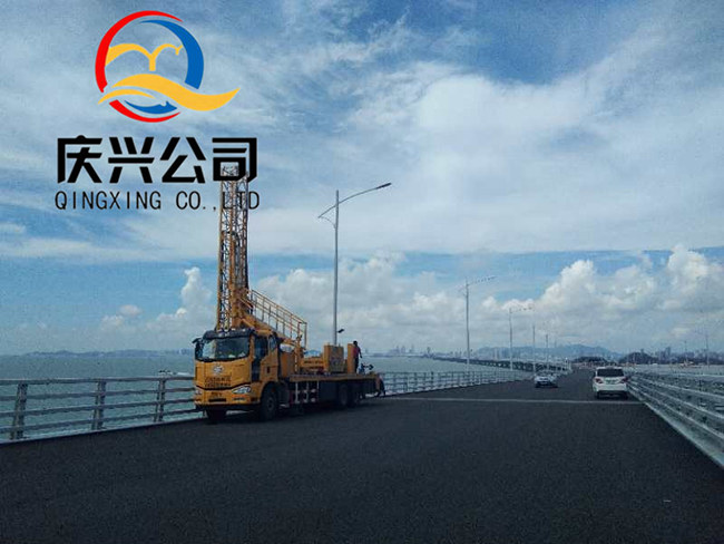 港珠澳大橋橋梁檢測施工